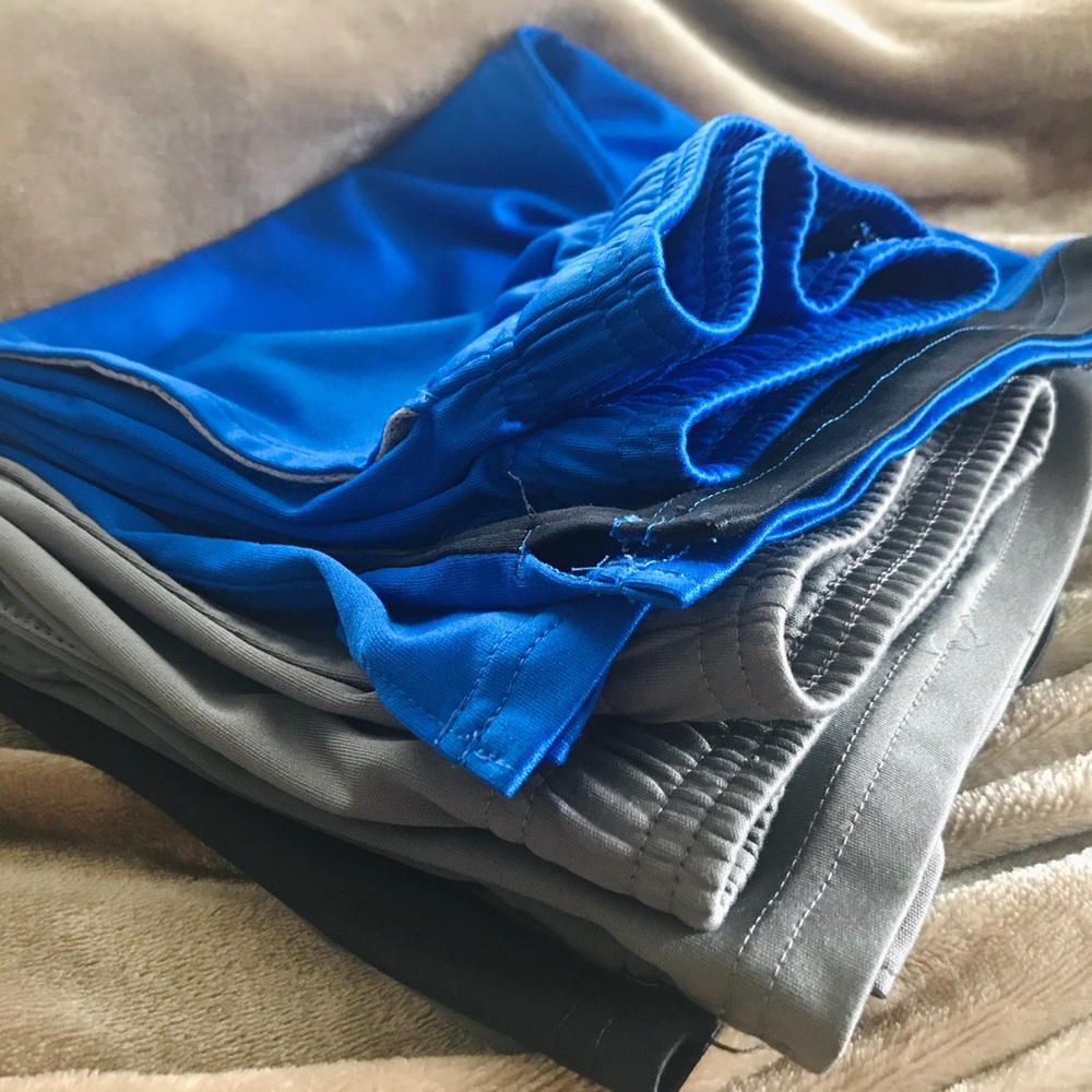 3 Pairs of Under Armour Athletic Shorts - Y Med